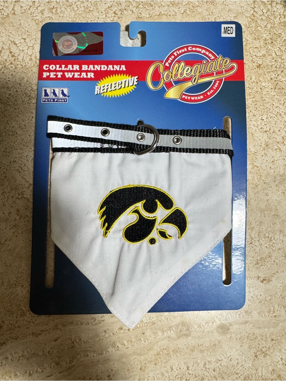 Small Pet Iowa Hawkeye Collar Bandana